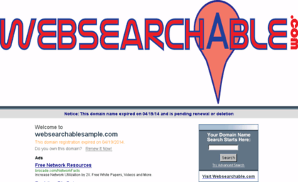 websearchablesample.com