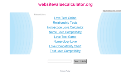 websitevaluecalculator.org