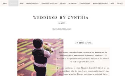 weddingsbycynthia.com