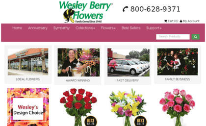 wesleyberryflowers.net