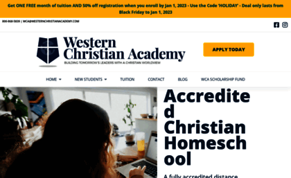 westernchristianacademy.com