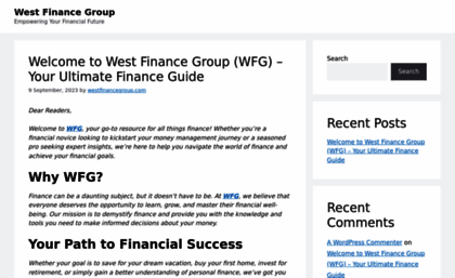 westfinancegroup.com