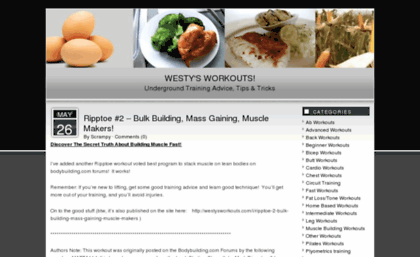 westysworkouts.com