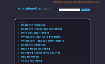 whatahandbag.com