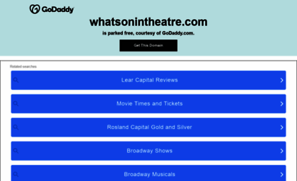 whatsonintheatre.com