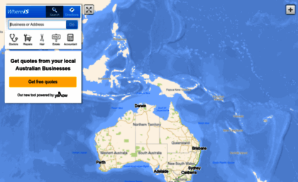 magasin blød politik Whereis.com website. Whereis® | Maps of Australia, Street Directory,  Driving Directions & Aerial Map.