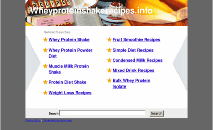 wheyproteinshakerecipes.info