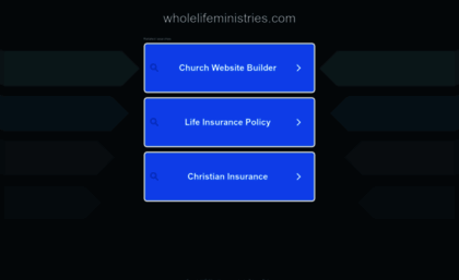 wholelifeministries.com