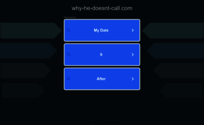 why-he-doesnt-call.com