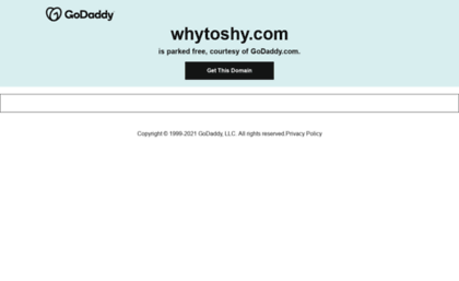 whytoshy.com