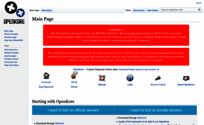 wiki.openkore.com