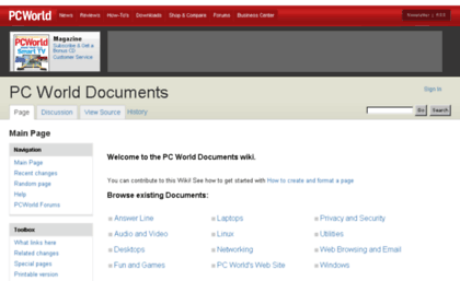 wiki.pcworld.com