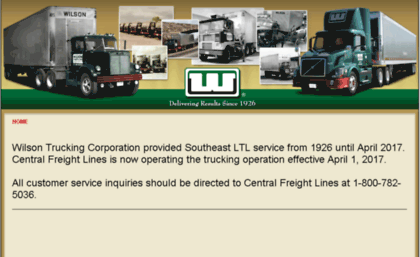 wilsontrucking.com