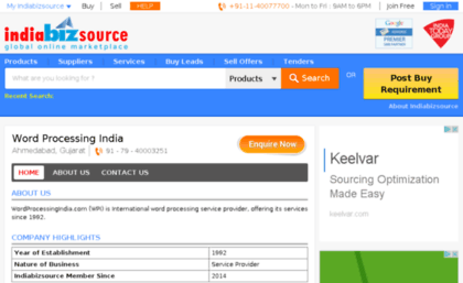 wordprocessingindia.indiabizsource.com