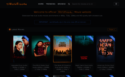 Worldfree4u trade website WorldFree4u The Official Home of