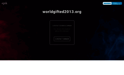 worldgifted2013.org