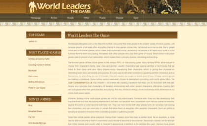 worldleadersthegame.com