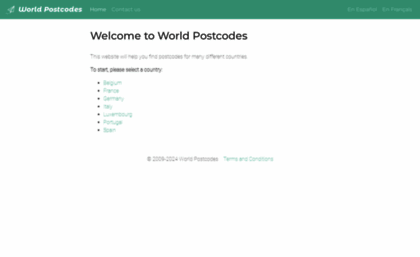 worldpostcodes.info