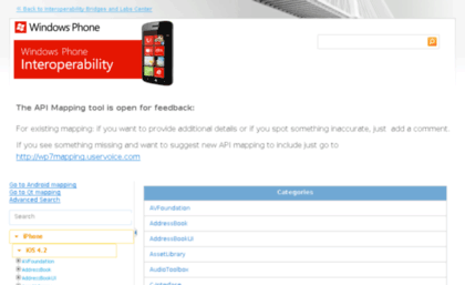 wp7mapping.interoperabilitybridges.com