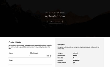 wpfooter.com