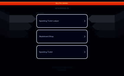 wreckless.ie