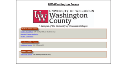 wshforms.uwc.edu