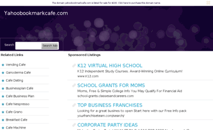 yahoobookmarkcafe.com