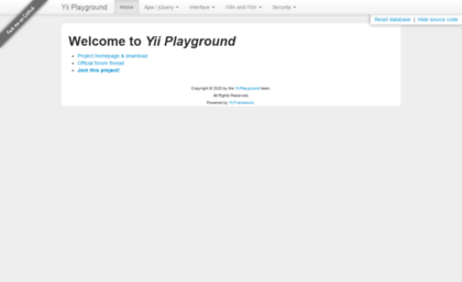 yiiplayground.com