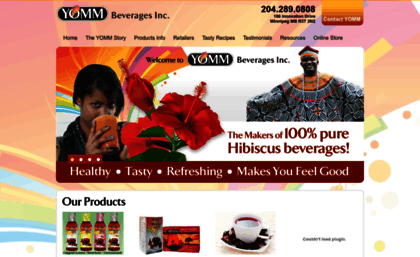 yommbeverages.com