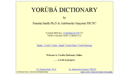 yorubadictionary.com