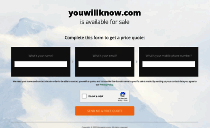 youwillknow.com