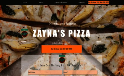 zaynaspizza.com