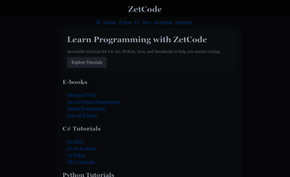 zetcode.com