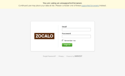 zocalo.harvestapp.com