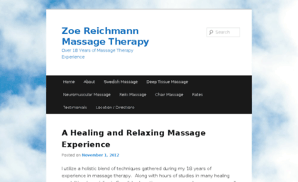 zoemassagetherapy.com