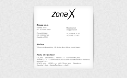 zonax.sk